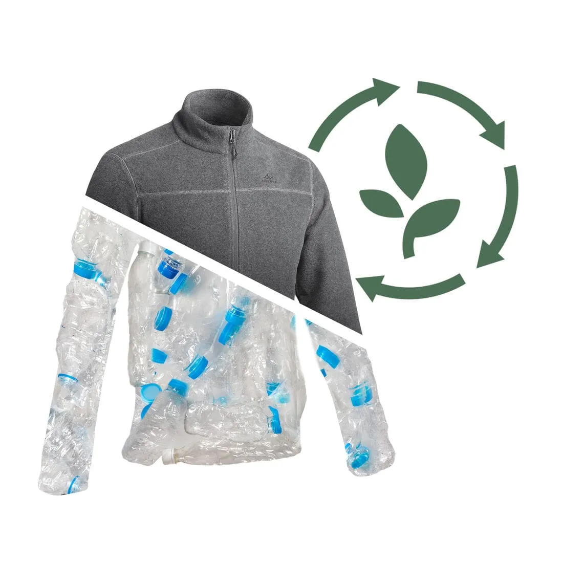 Veste Polaire de randonnée - MH100 - Homme