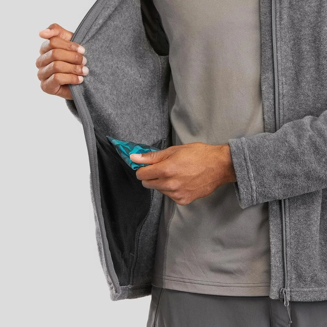 Veste Polaire de randonnée - MH100 - Homme