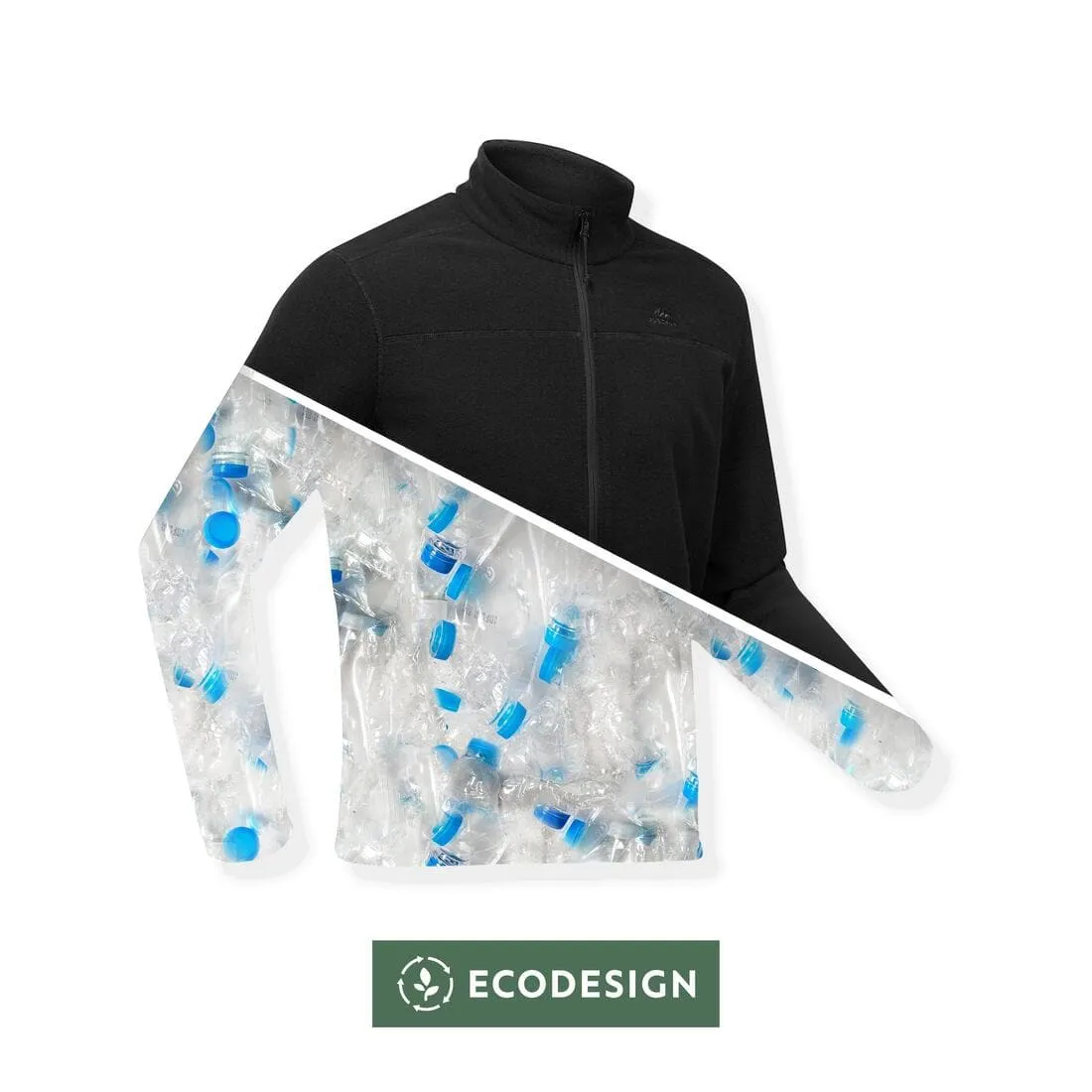 Veste Polaire de randonnée - MH100 - Homme