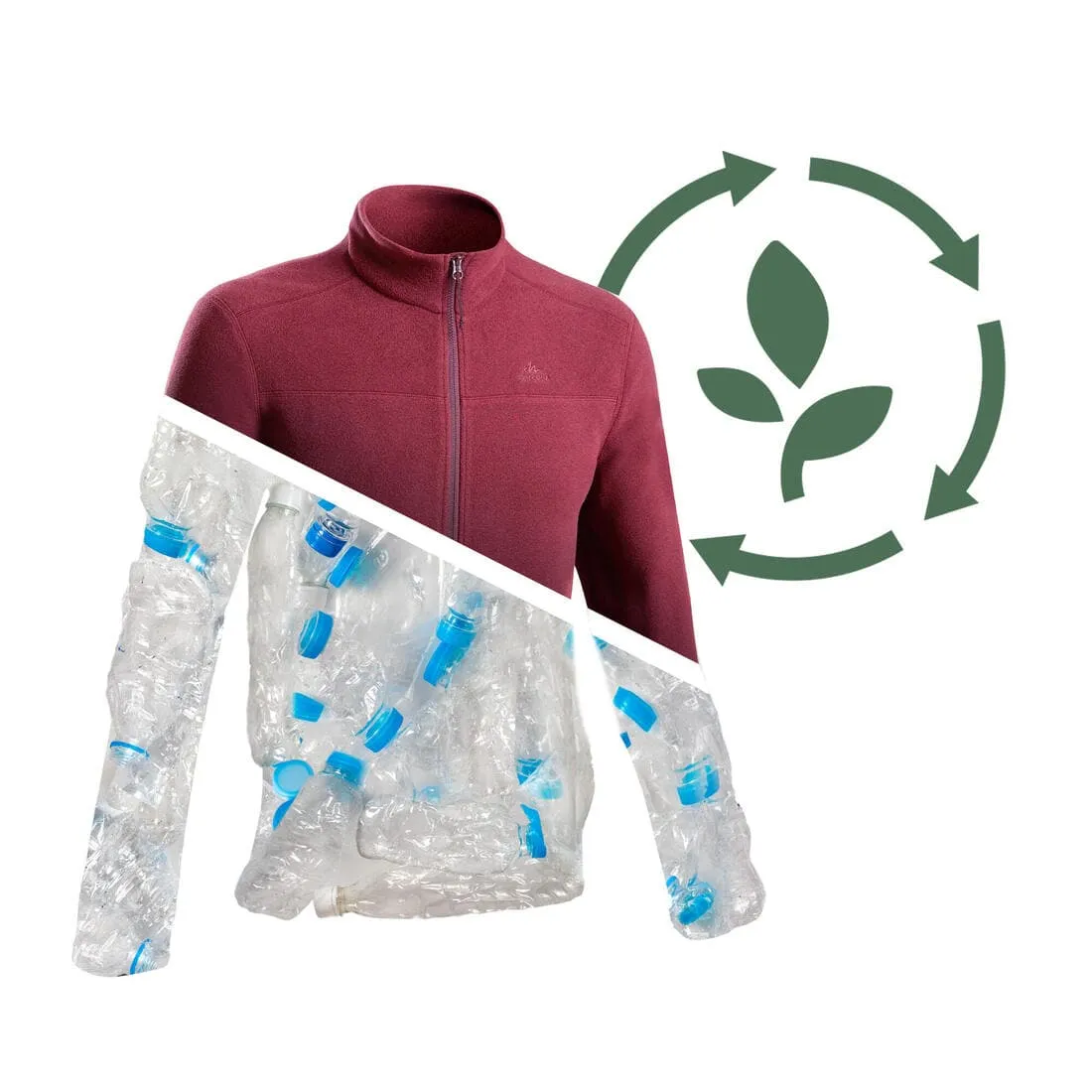 Veste Polaire de randonnée - MH100 - Homme