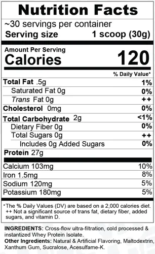 VHI Iso Protein