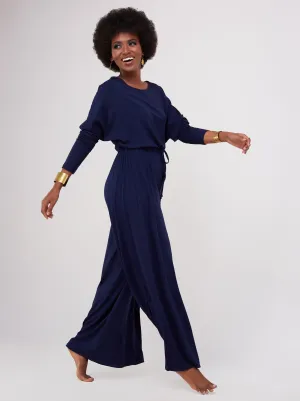 Vivo Lulu Dolman Jumpsuit - Navy Blue