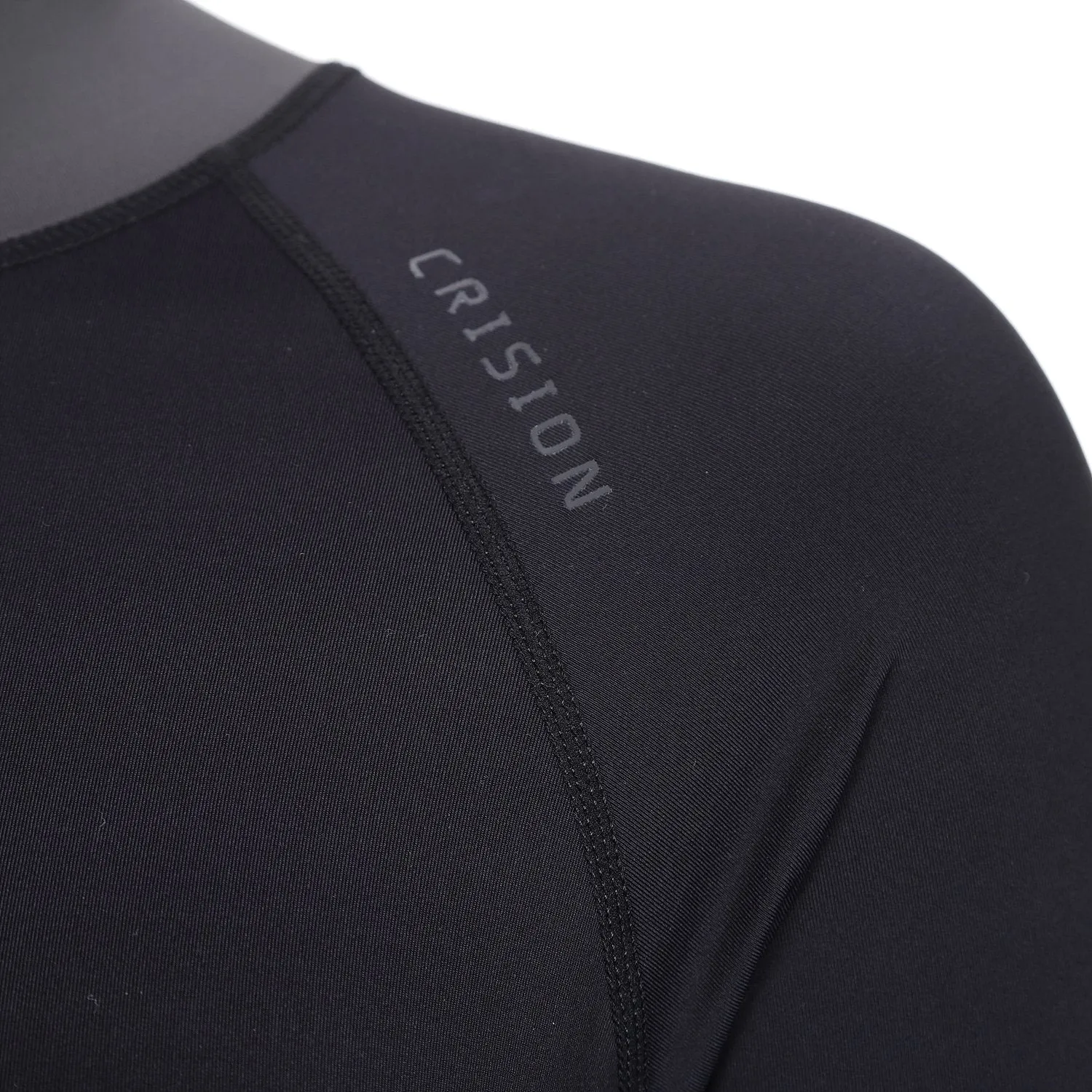 [Warehouse Sale] Beach Neck T-Shirt Black