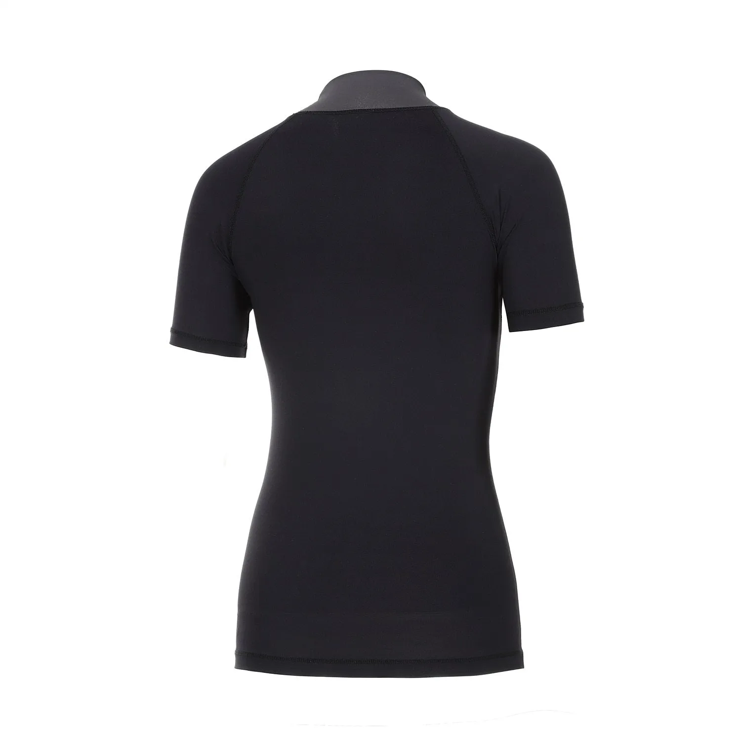[Warehouse Sale] Beach Neck T-Shirt Black