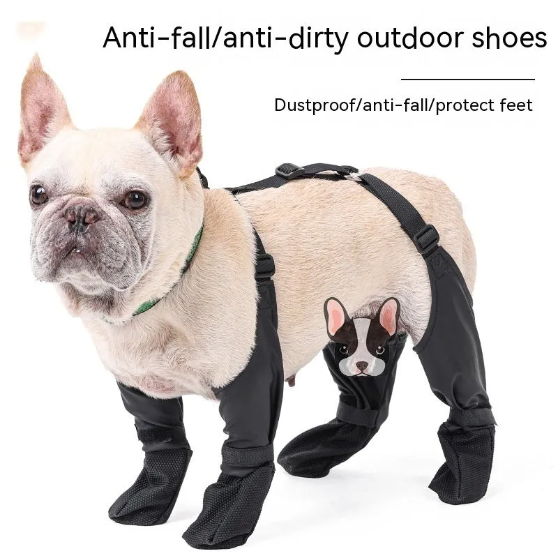 Waterproof Dog Shoes Adjustable Dog Boots Pet