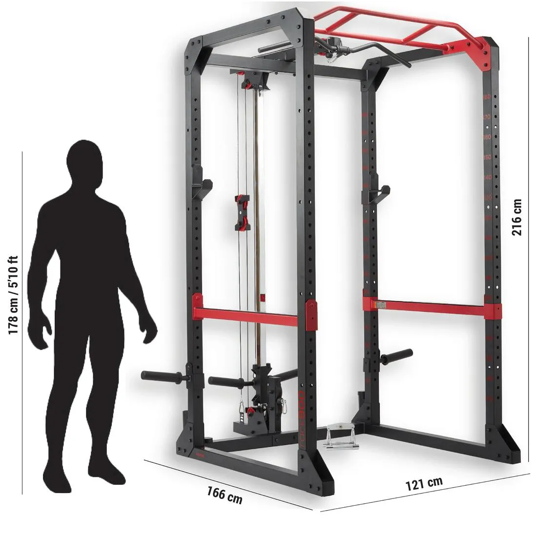 Weight Training Rack Chin-up / Squat / Bench Press / Back Pull