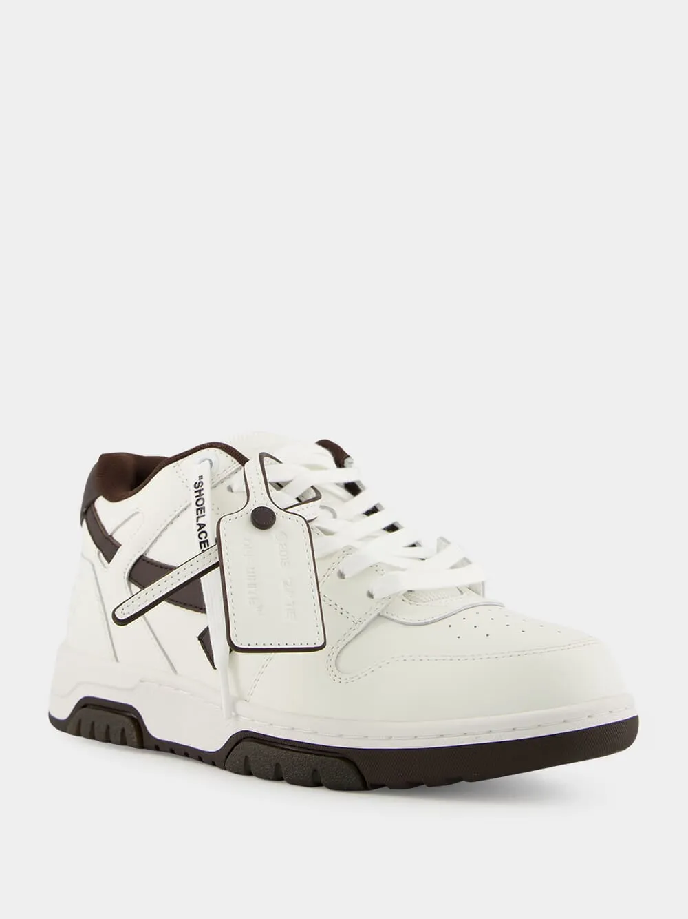 White and Chocolate Out Of Office Sneakers