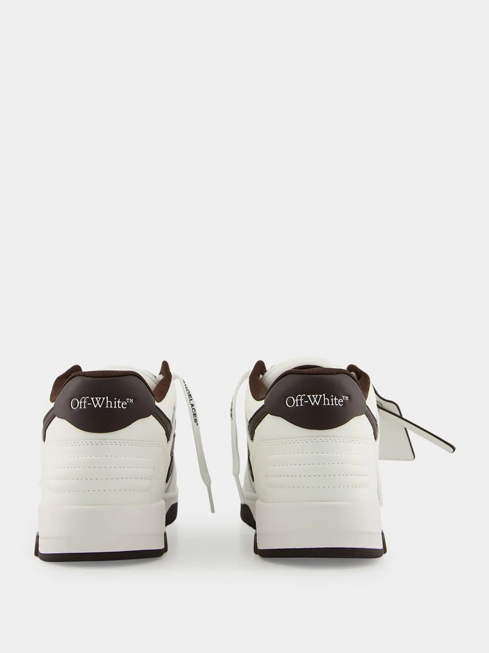 White and Chocolate Out Of Office Sneakers