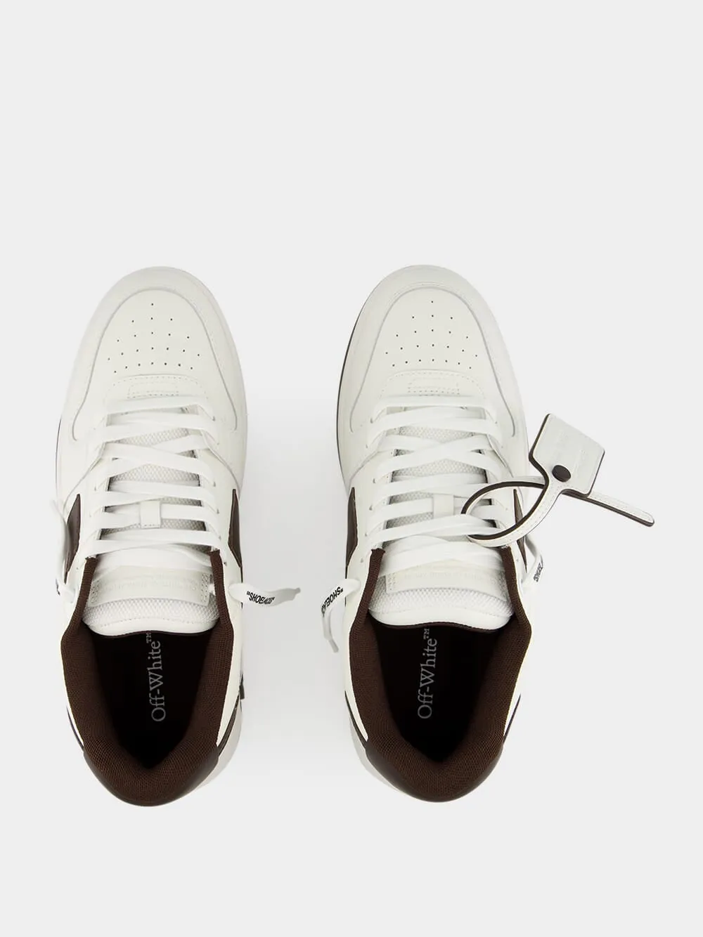 White and Chocolate Out Of Office Sneakers