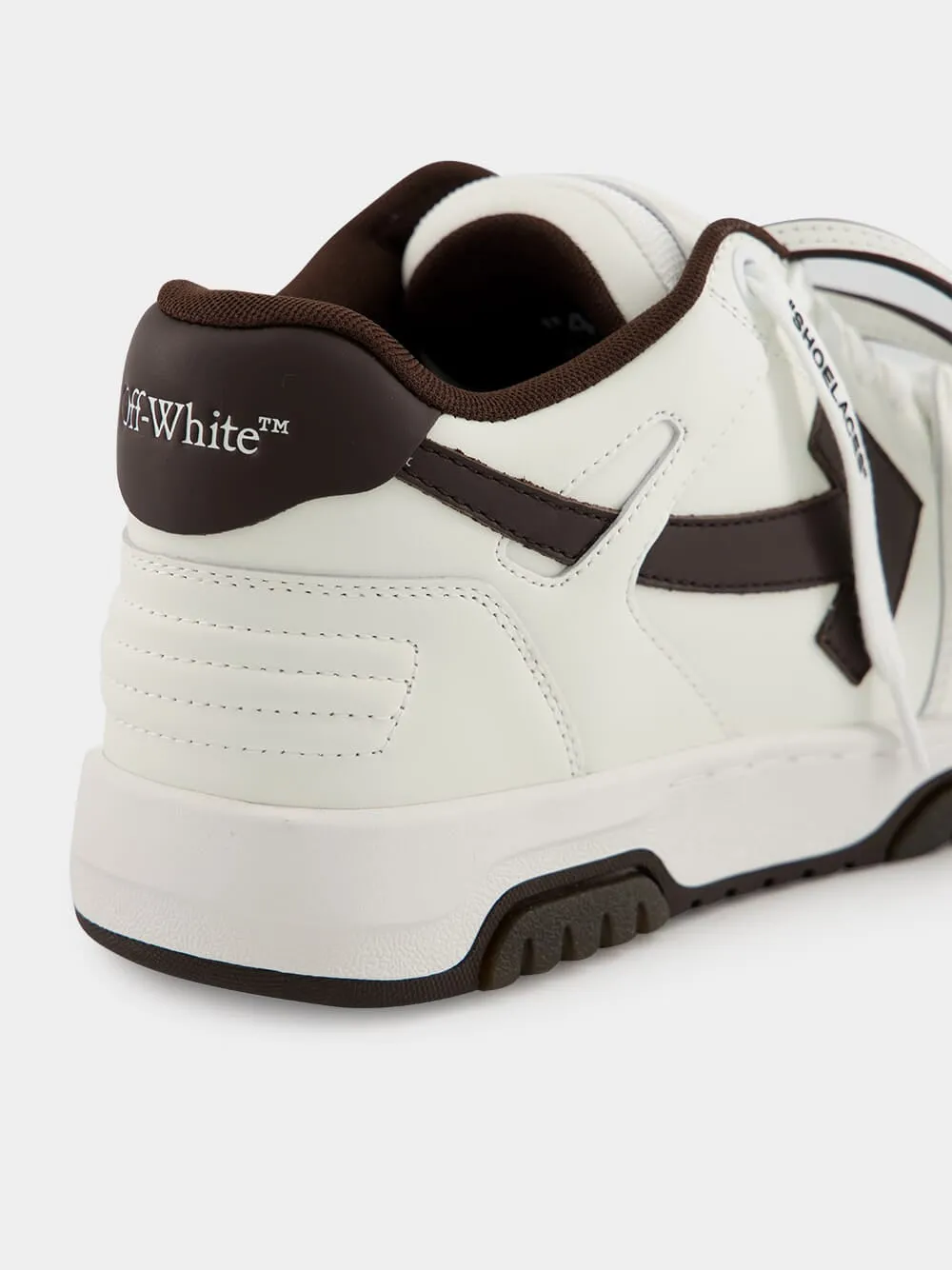 White and Chocolate Out Of Office Sneakers