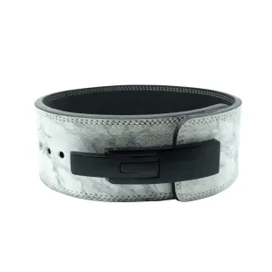 White Marble 10mm Lever Belt