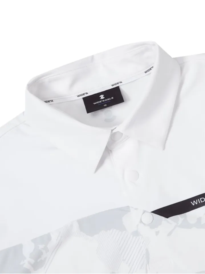 WideAngle: Men's TO Pattern Border Polo T-shirt - 2 Colors