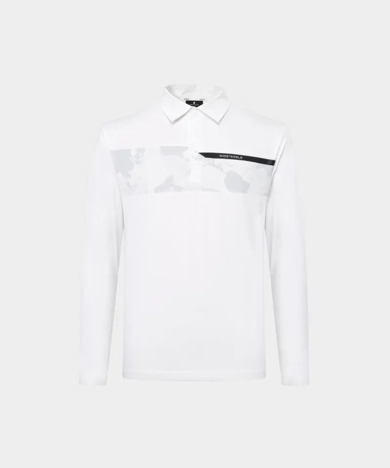 WideAngle: Men's TO Pattern Border Polo T-shirt - 2 Colors