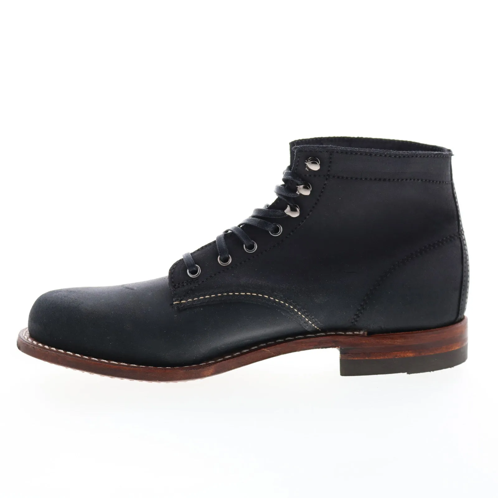 Wolverine 1000 Mile W990194 Mens Black Leather Casual Dress Boots