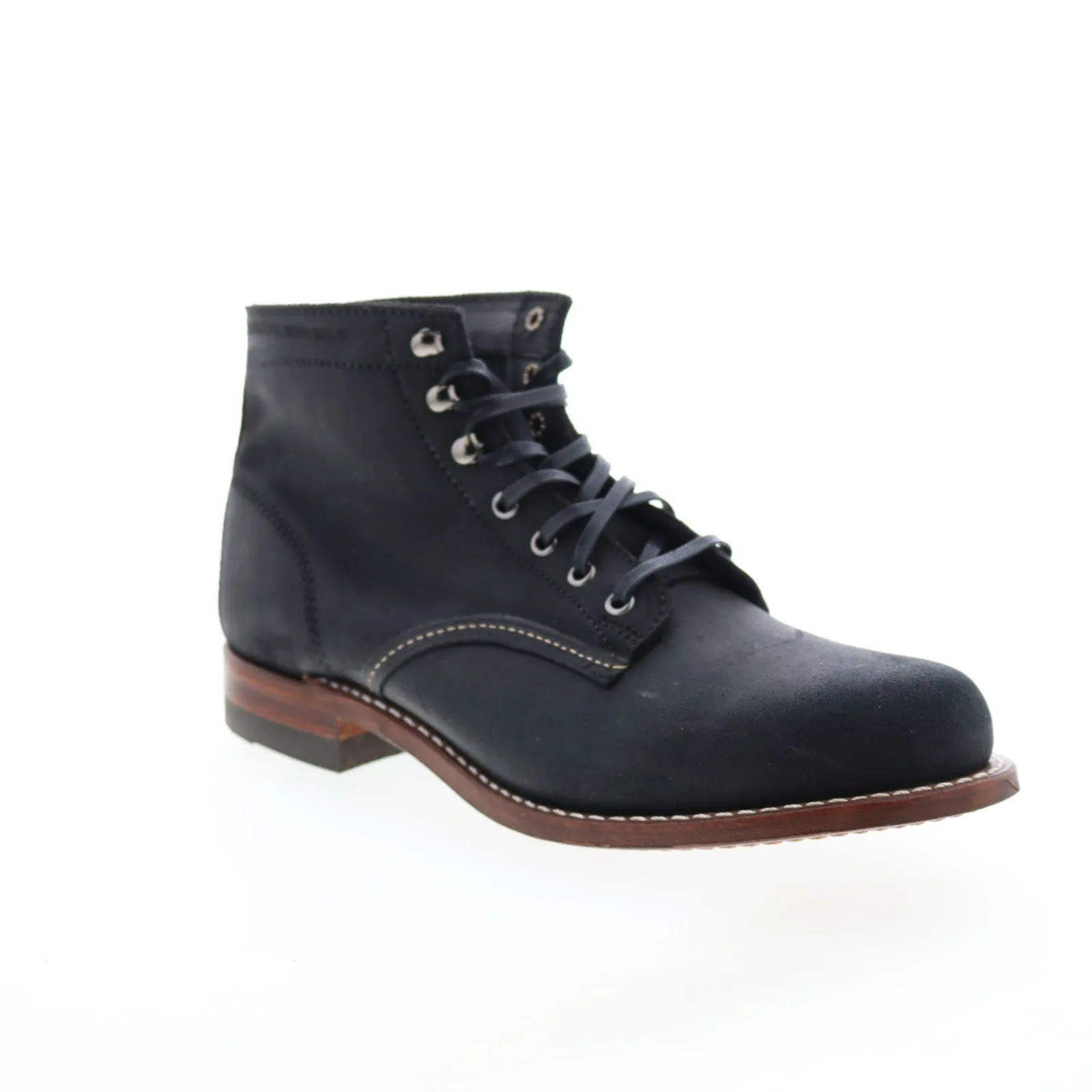 Wolverine 1000 Mile W990194 Mens Black Leather Casual Dress Boots