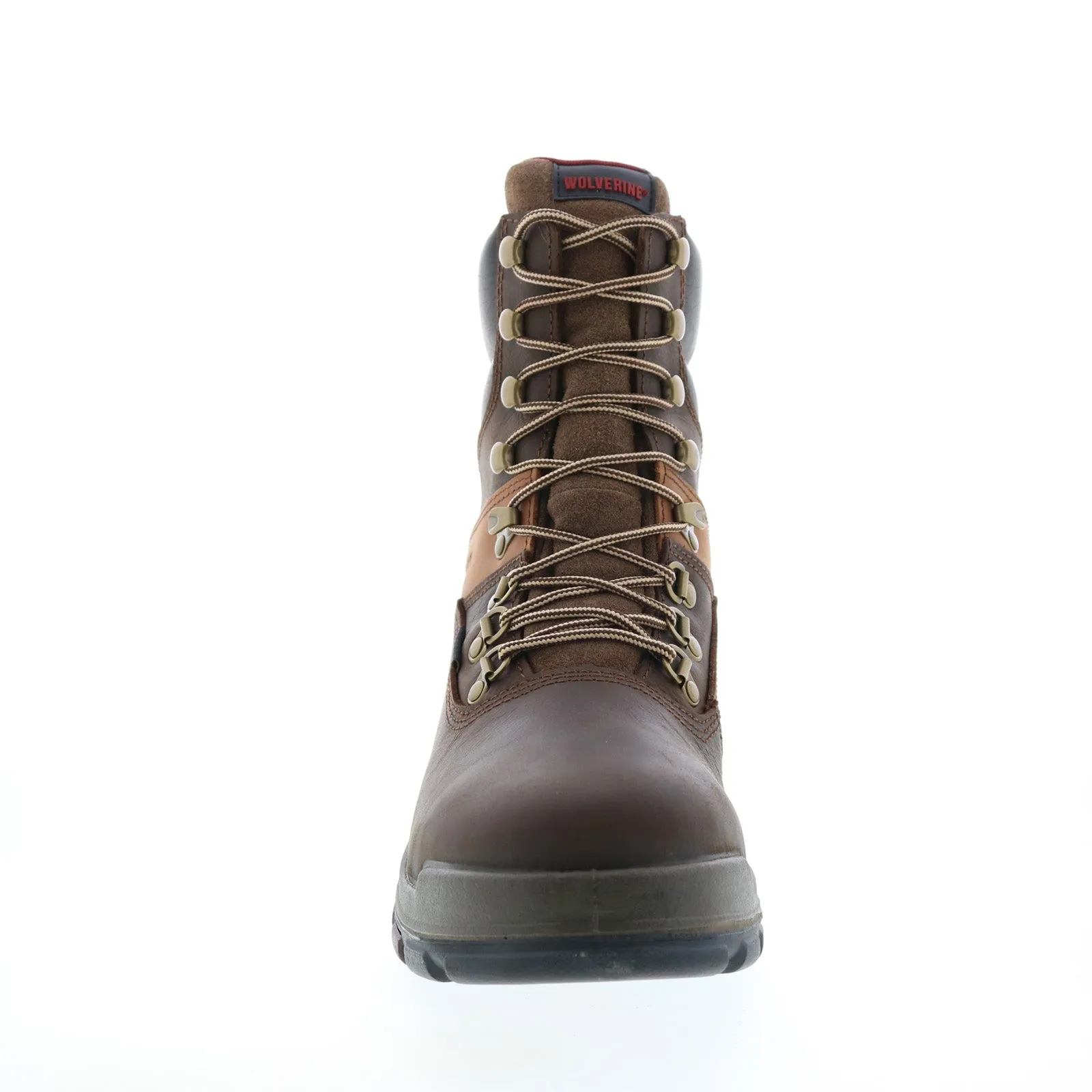 Wolverine Cabor EXP Waterproof 8" W10317 Mens Brown Leather Work Boots