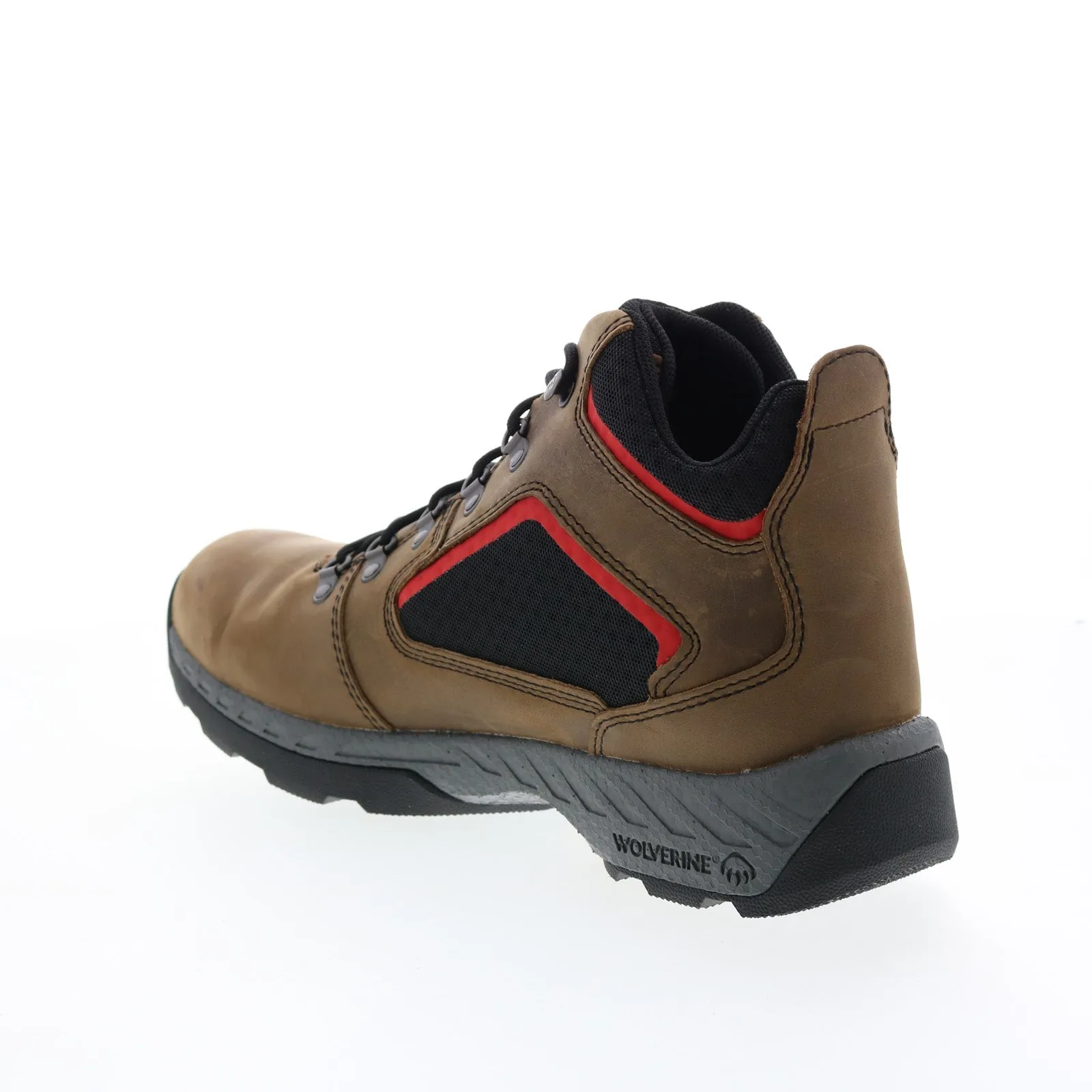 Wolverine Guide Ultraspring WP Mid W880280 Mens Brown Wide Hiking Boots