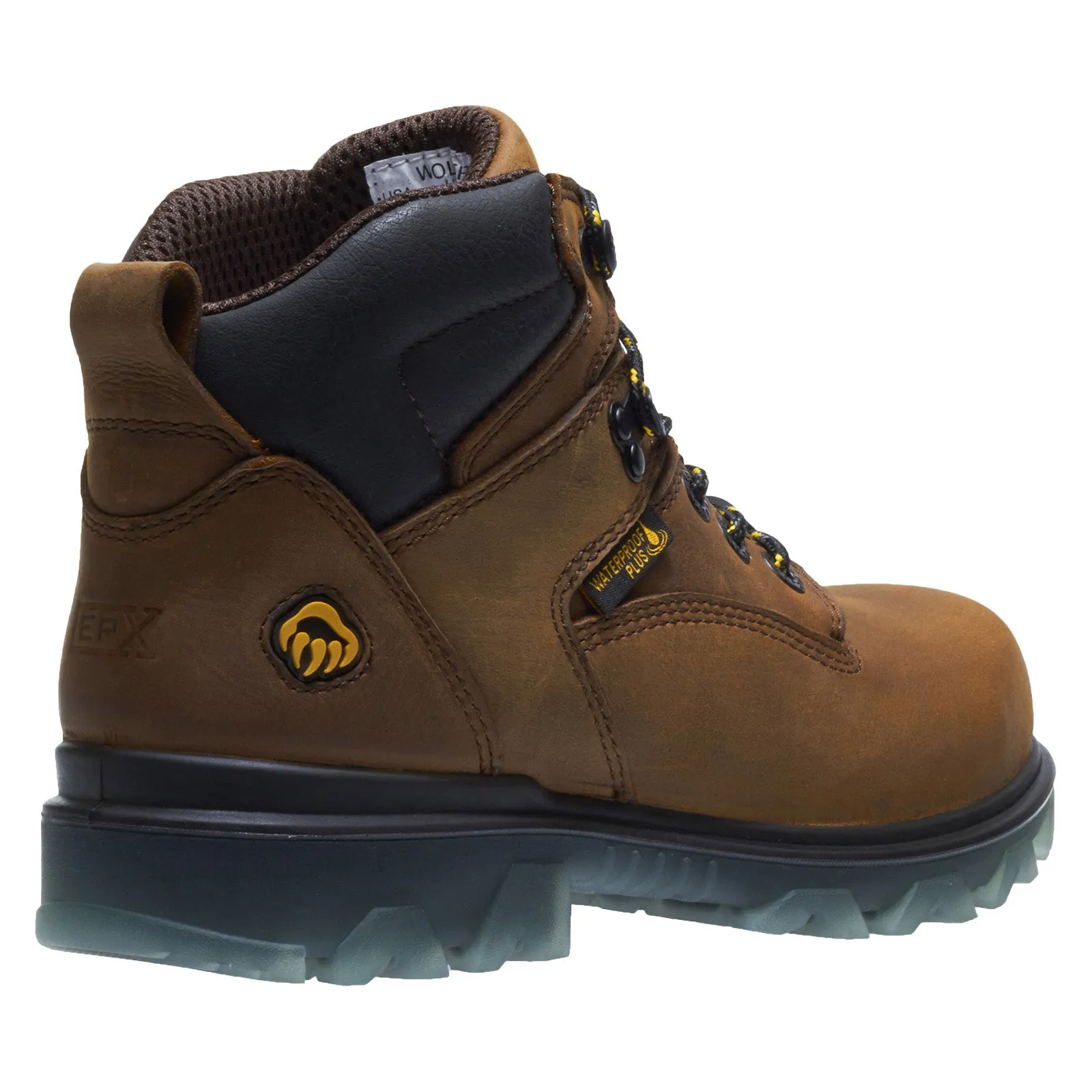 Wolverine I-90 EPX WP CarbonMax Mid W10871 Womens Brown Wide Work Boots