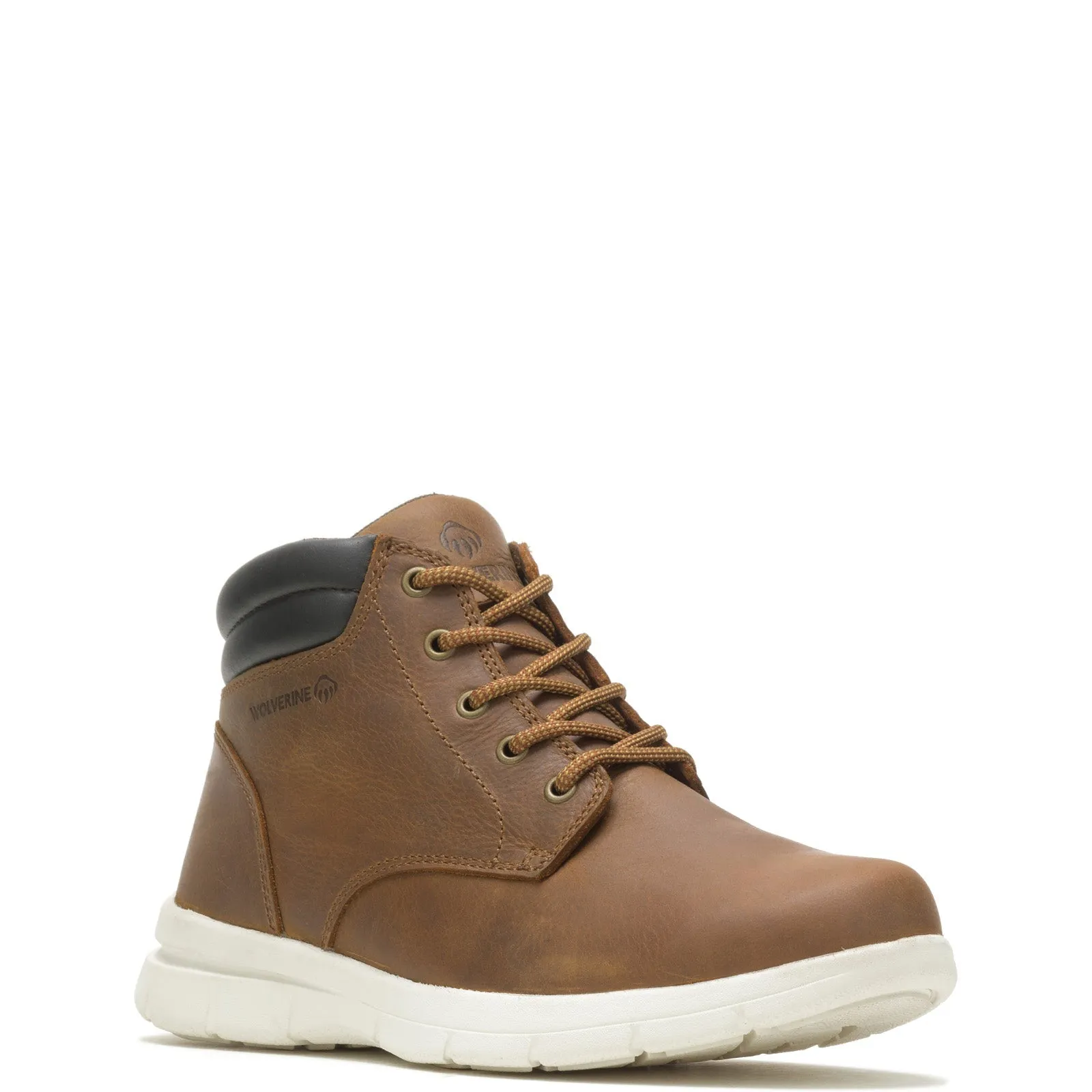 Wolverine Karlin Chukka W880269 Mens Brown Wide Leather Lace Up Work Boots