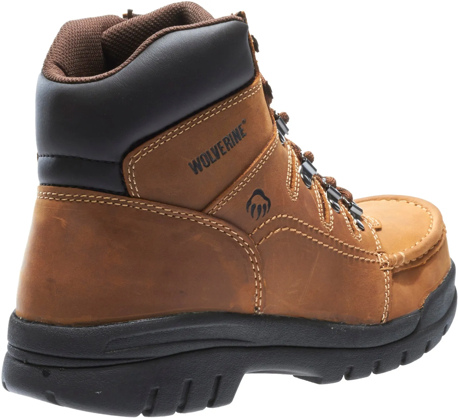 Wolverine Potomac Steel Toe 6" W04349 Mens Brown Wide Leather Work Boots