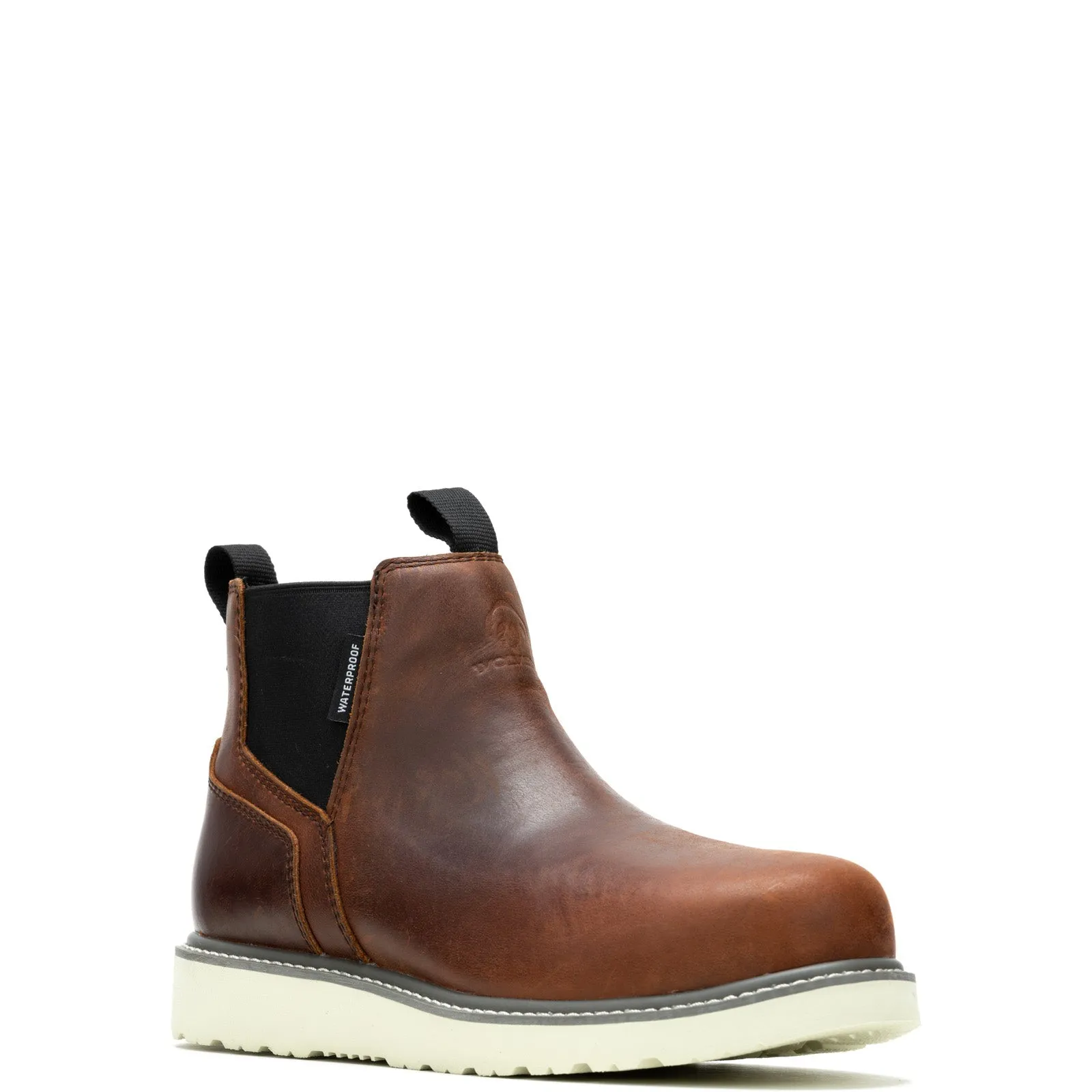 Wolverine Trade Wedge Steel Toe W231118 Mens Brown Leather Work Boots