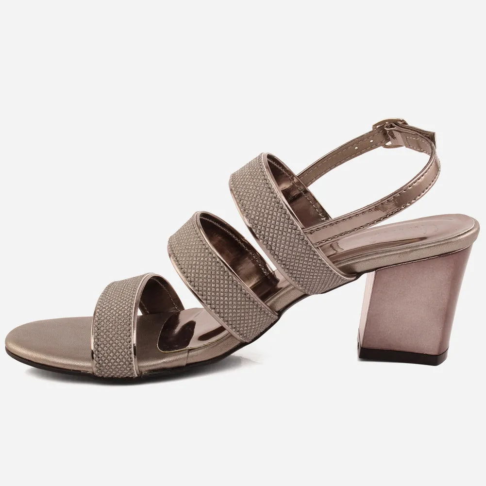 Women "Carmela" Formal Block Heel Sandals