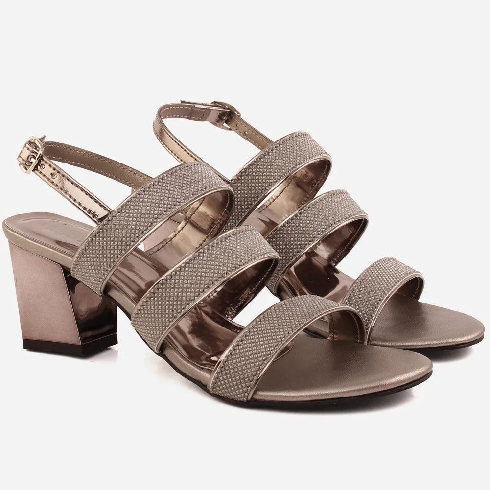 Women "Carmela" Formal Block Heel Sandals