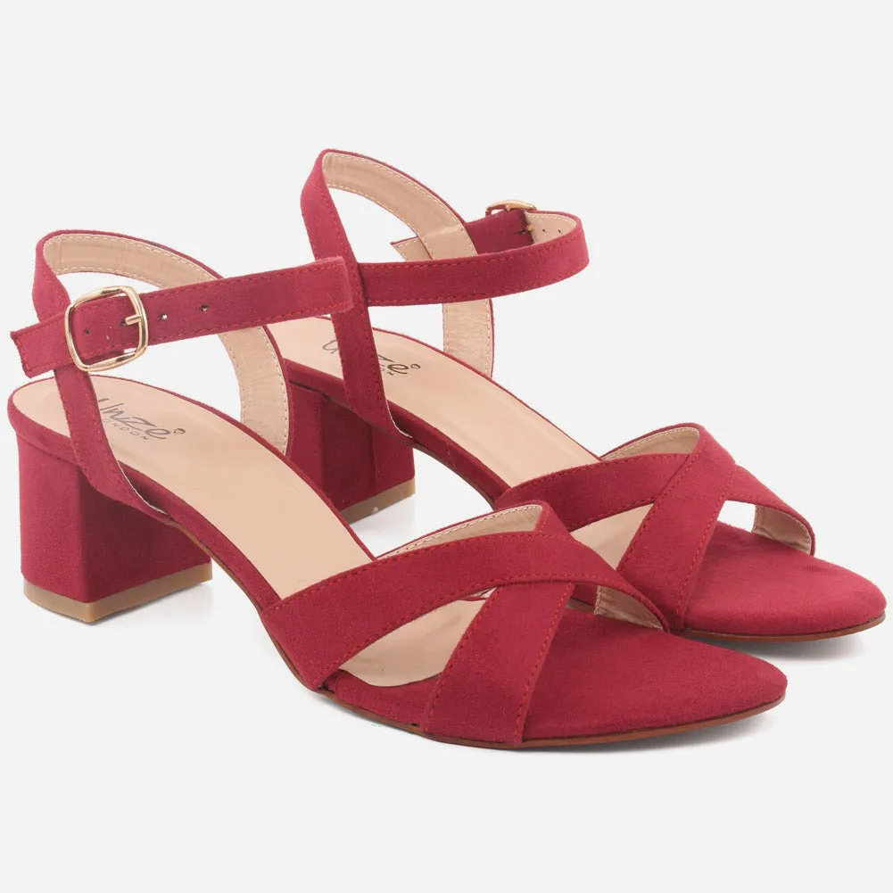 Women "JANNET" Block Heel Sandals