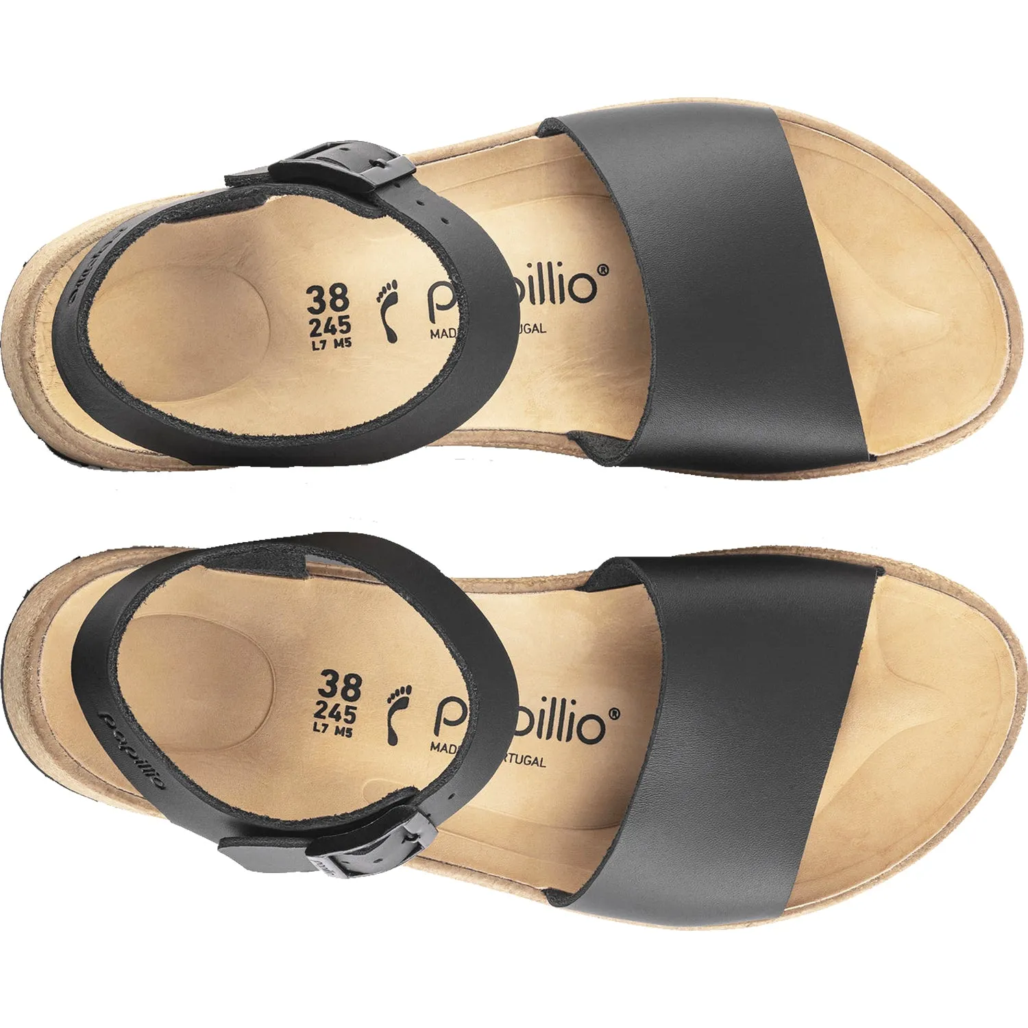 Women's Birkenstock Papillio Glenda Black Leather