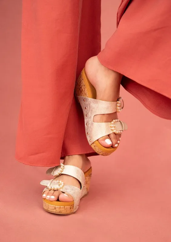 Women's Brianna Cork Platform Sandals