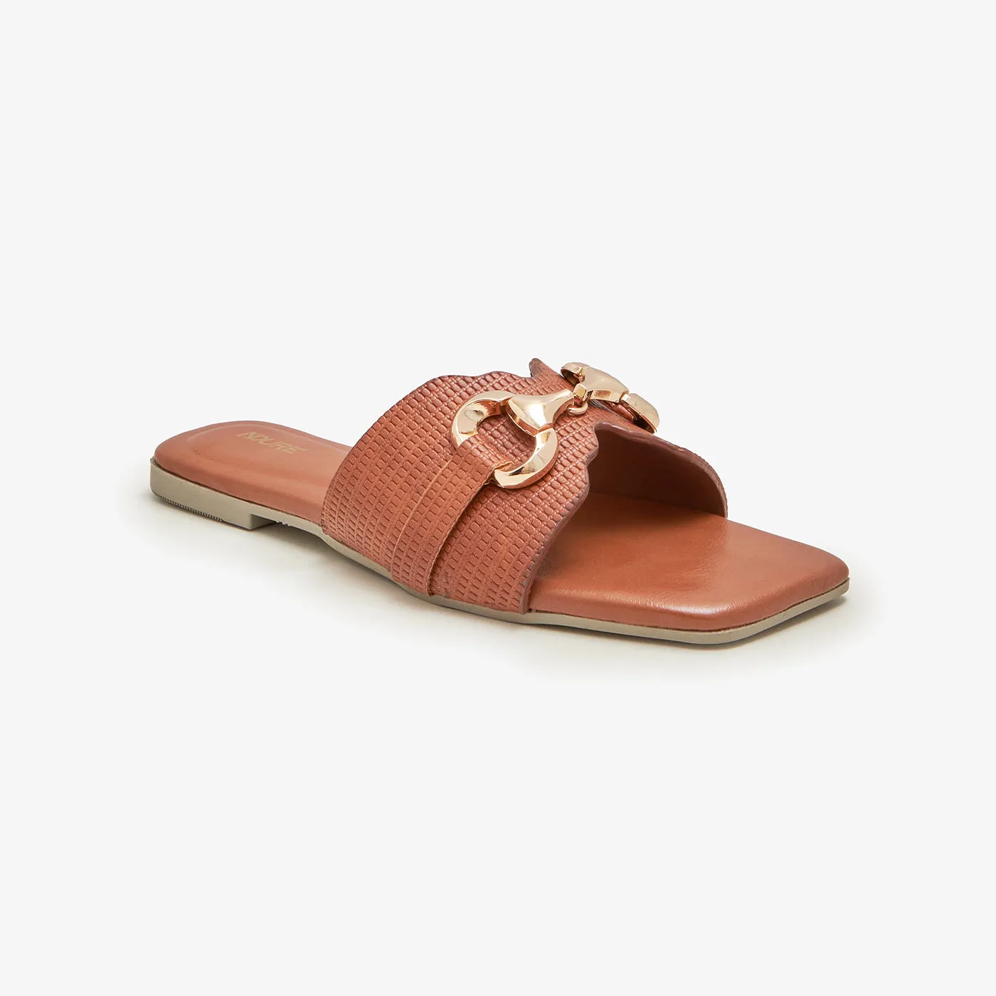 Women's Brooch Embellished Flats