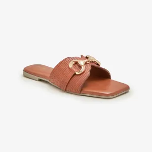 Women's Brooch Embellished Flats