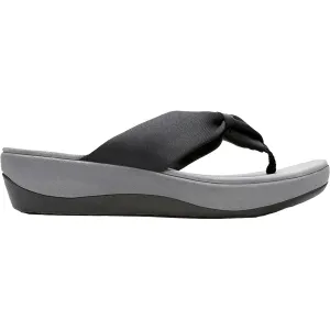 Women's Clarks Cloudsteppers Arla Glison H Black Fabric