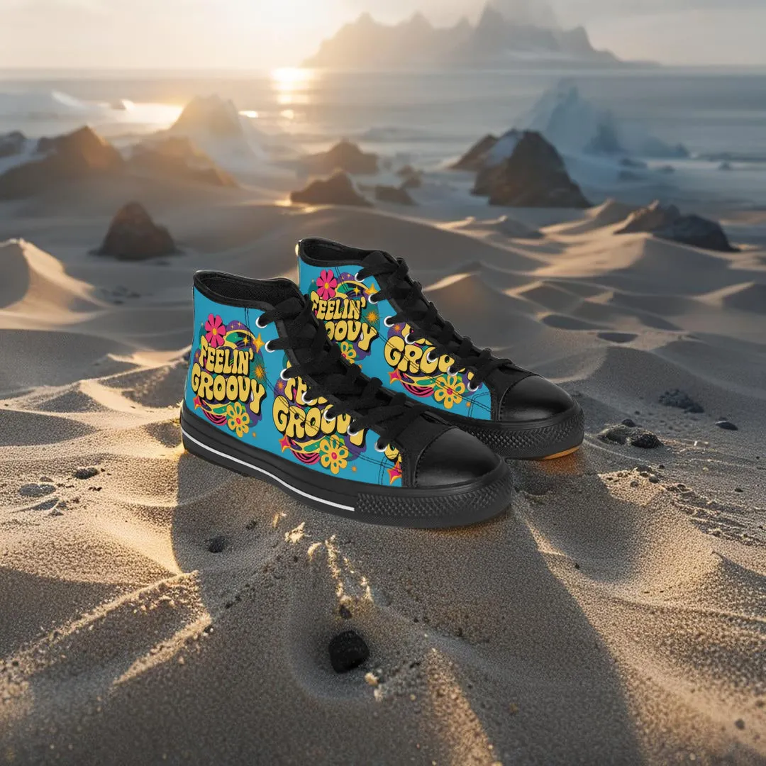 Women's Classic Sneakers - Feeling Groovy