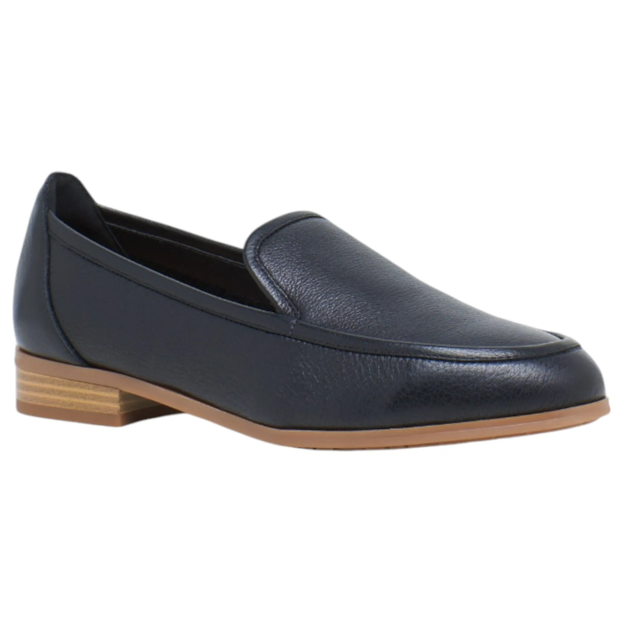 Womens Hush Puppies Loyola Ladies Formal Work Black Casual Slip On Shoes