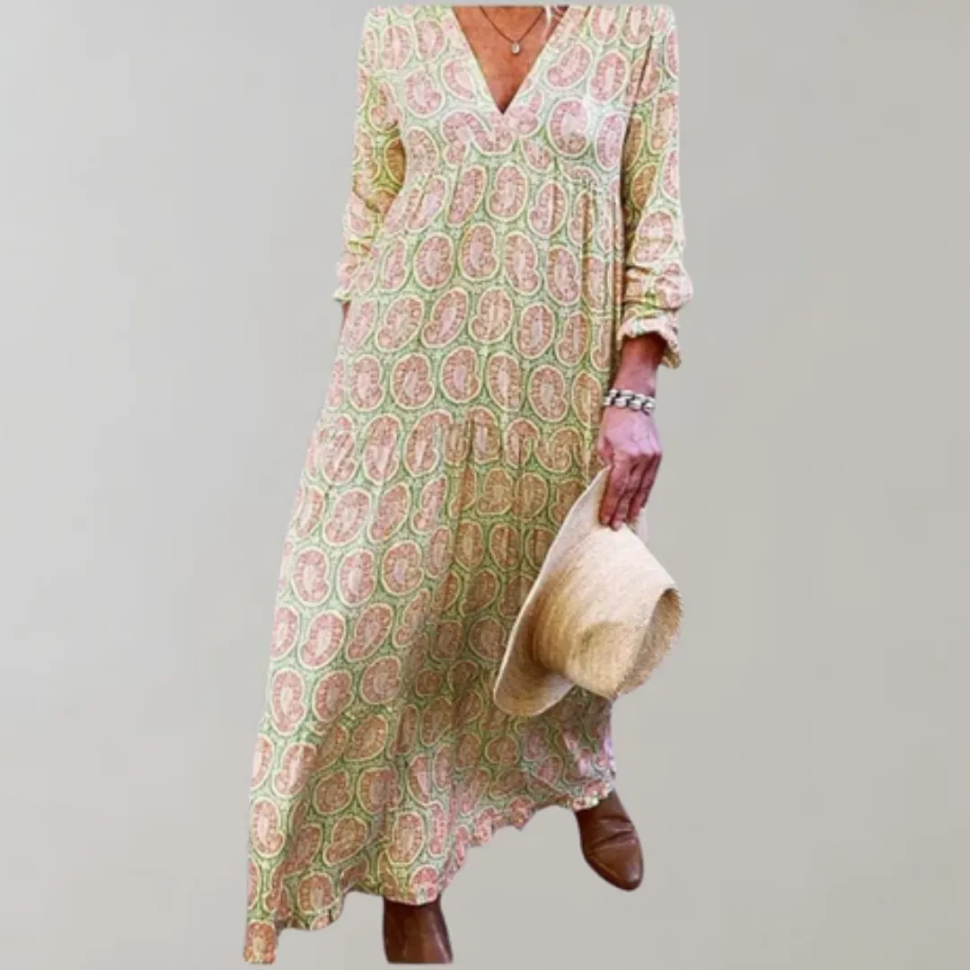 Women's Long Sleeve Summer Dress | Maxi