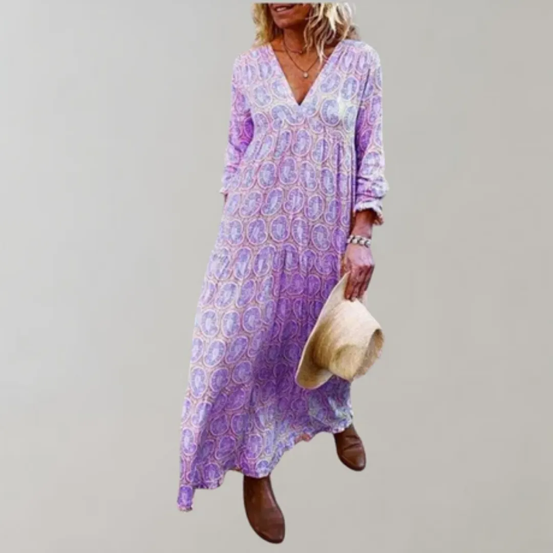 Women's Long Sleeve Summer Dress | Maxi