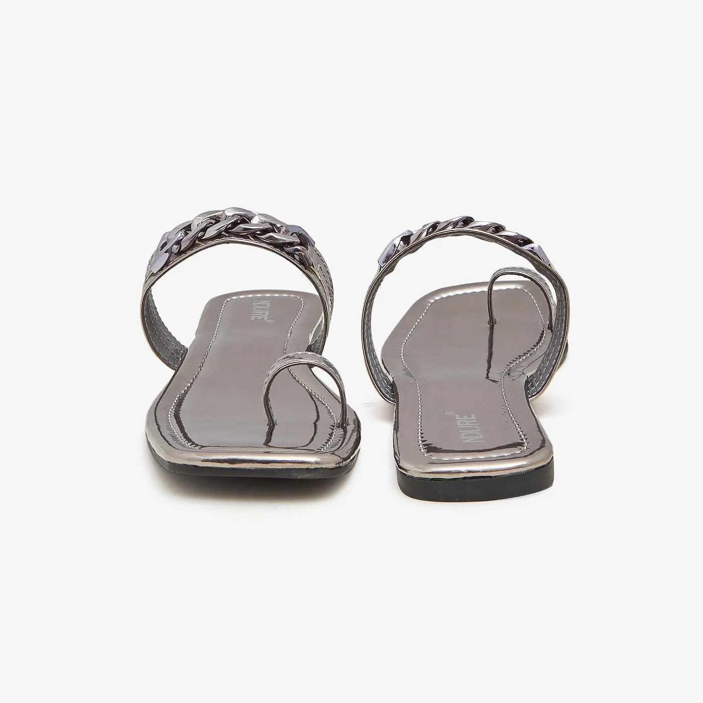 Women's Metallic Toe Ring
