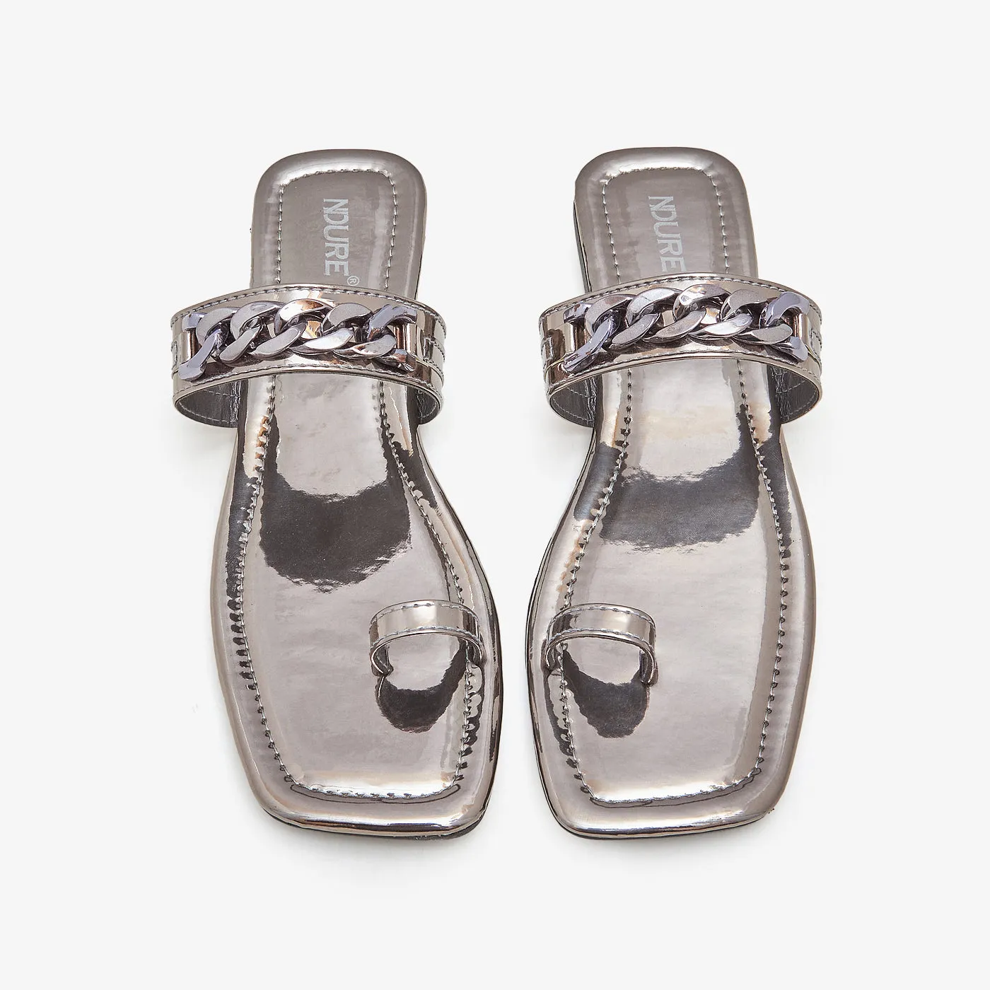 Women's Metallic Toe Ring