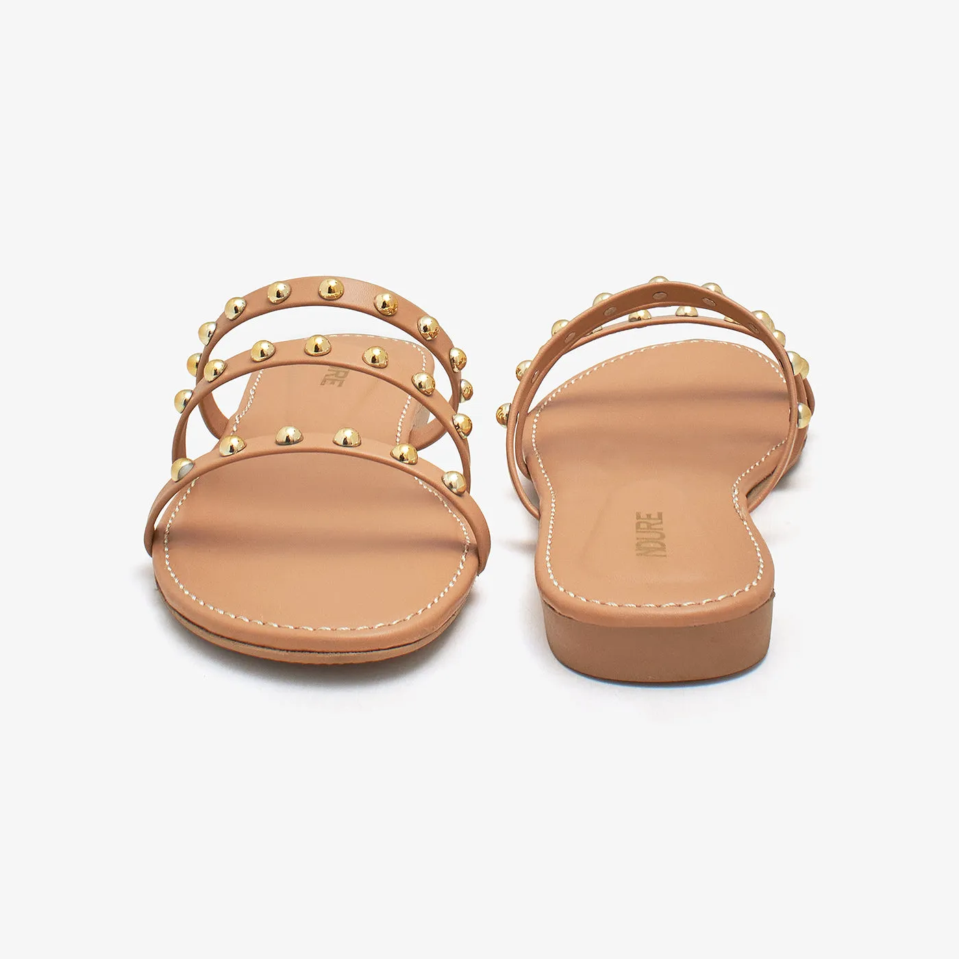 Women's Triple Strap Flats