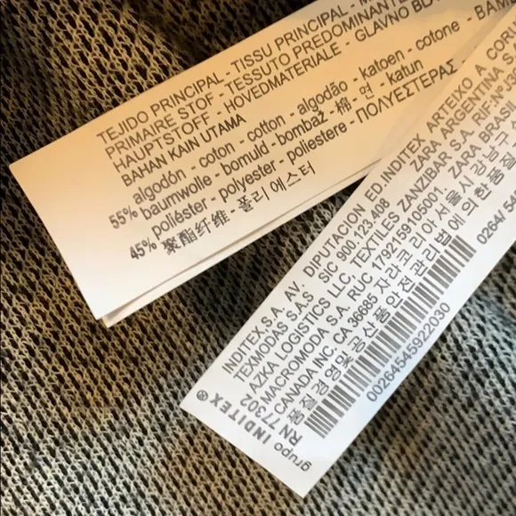 💕x2HP💕Zara sweater cardigan with leather trim
