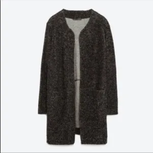 💕x2HP💕Zara sweater cardigan with leather trim