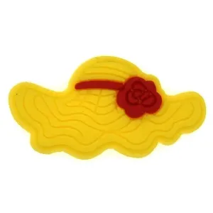 Yellow Sunhat Shoe Charm