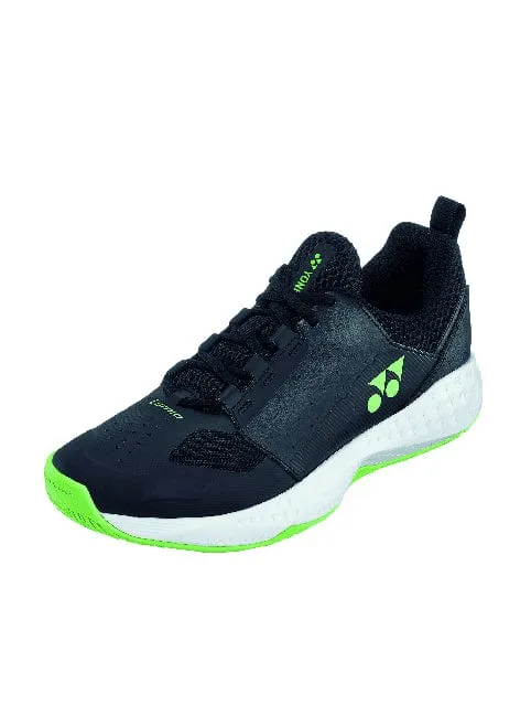 Yonex Power Cushion Lumio 4 Mens Tennis Shoes - Black / Lime